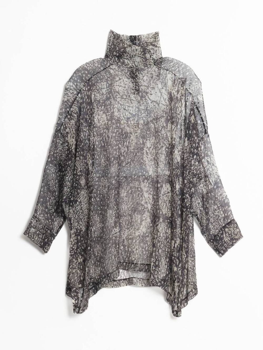 NEW RICK OWENS women's jumbo tabard top in black/pearl